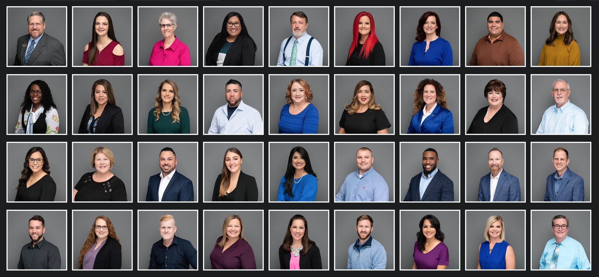 Professional-Portrait-Photography: Team-Corporate-Headshot-Session in Top-Studio, Lakeland, Central Florida