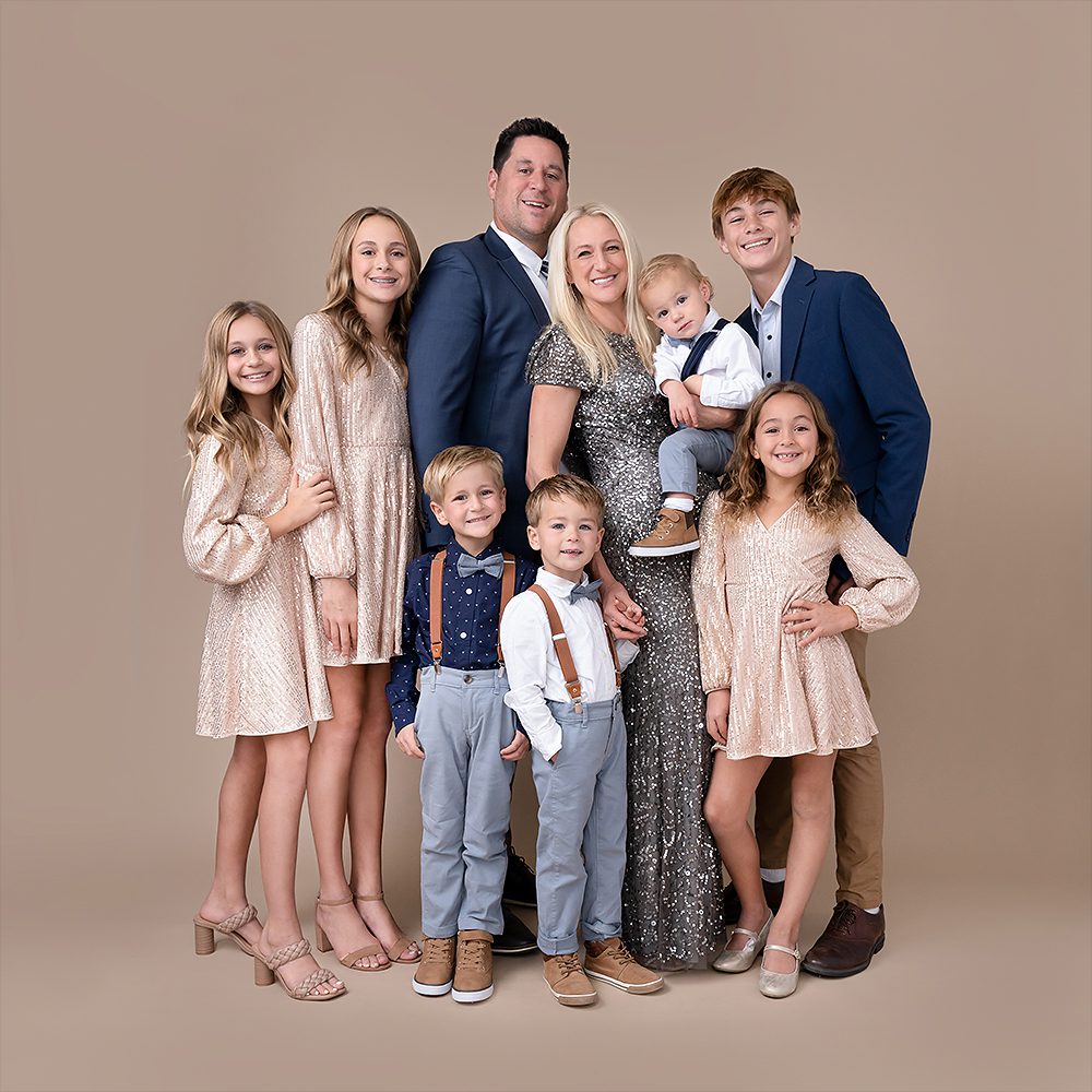 Professional-photography-session-studio-lakeland in central Florida: beautiful family portrait
