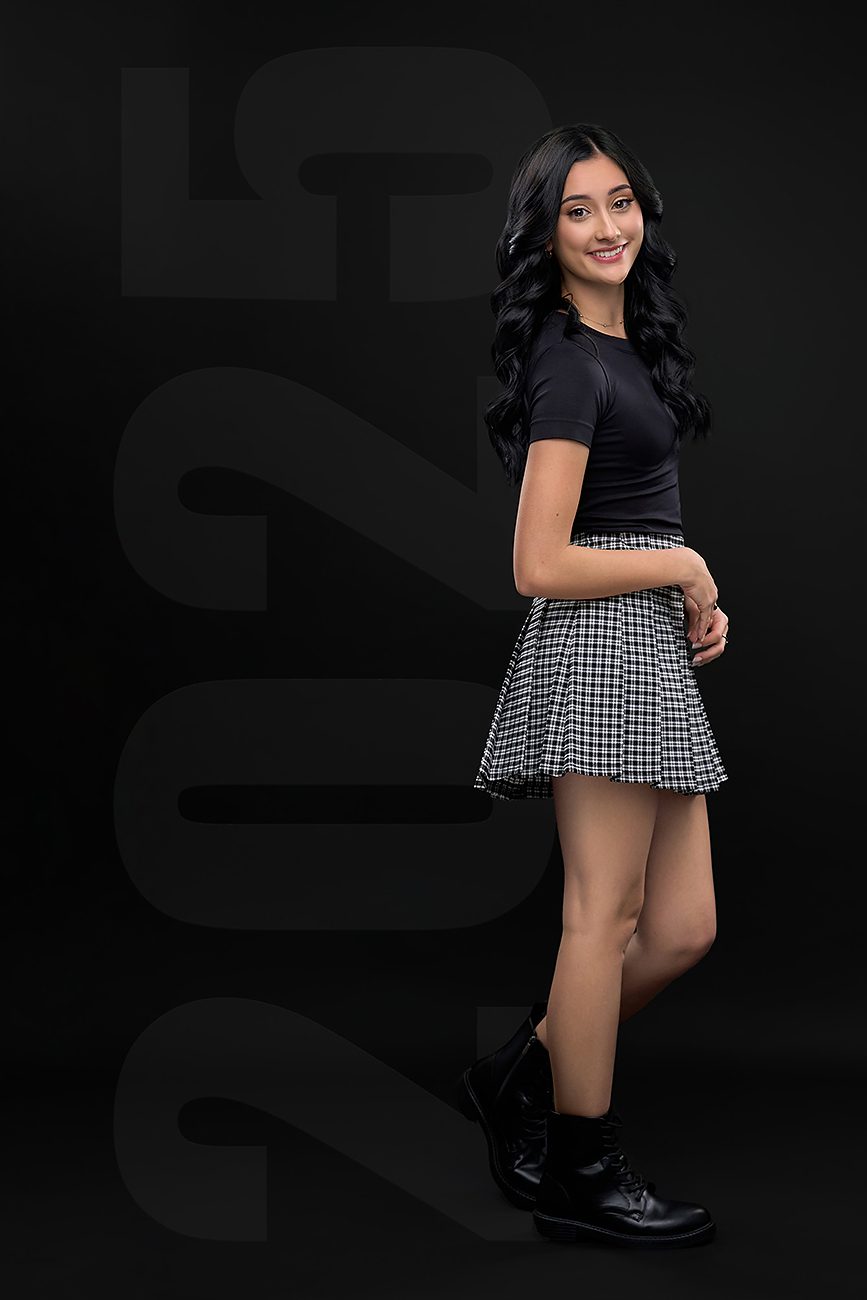 Professional-Portrait-Photography: Senior-Photos-Graduation-Session in Top-Studio, High School, Lakeland, Central Florida