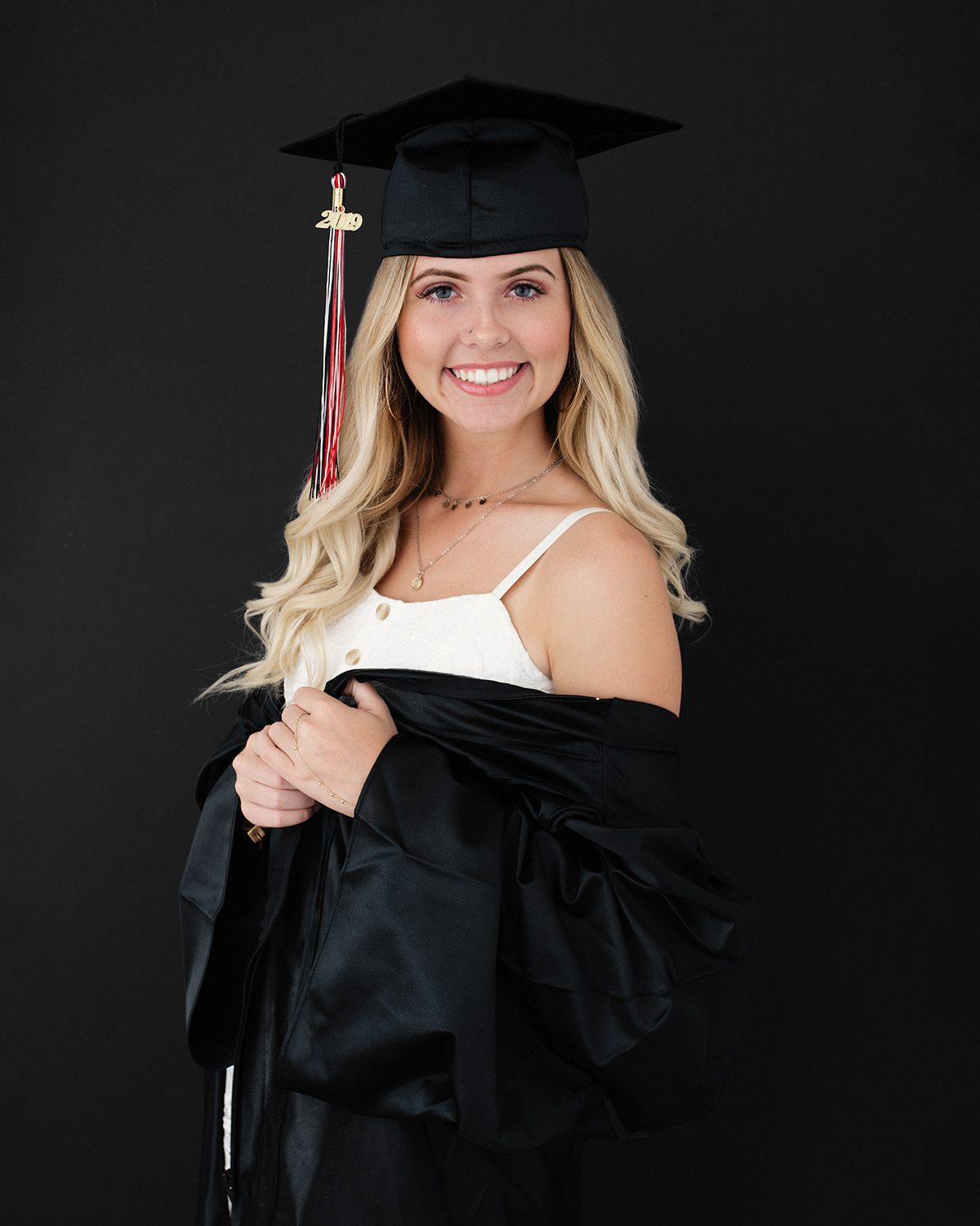 Professional-Portrait-Photography: Senior-Photos-Graduation-Session in Top-Studio, High School, Lakeland, Central Florida